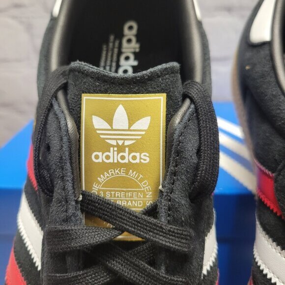 adidas Samba OG Core Black Better Scarlet - Picture 2 of 9